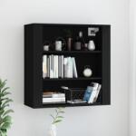 vidaXL Dulap de perete, negru, 80x33x80 cm, lemn prelucrat (816593) Comoda