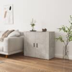 vidaXL Servantă, gri beton, 80x33x70 cm, lemn prelucrat (816564) Comoda