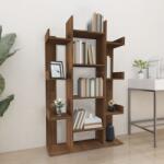 vidaXL Bibliotecă, stejar maro, 86x25, 5x140 cm, lemn prelucrat (816004) Biblioteca