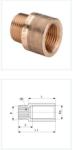 Viega csaphosszabbító, vörösöntvény 1/2˝*40mm