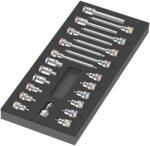 Wera Set de tubulare cu biti Zyklop B 3/8", 22 de bucati, Wera 9723 (05150113001) Set capete bit, chei tubulare