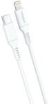 XO TK04 MFI Lightning-USB-C kábel (Fehér)