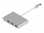 Thunder Germany Thunder CDP-004, USB-C átalakító 4in1 + gyorstöltés (87W) (717-CH04B)
