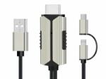 Thunder Germany Thunder CDP-28, Micro-USB/USB-C - HDMI átalakító (2m kábel) (726-LD28)