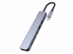 Thunder Germany Thunder HBC-107, USB-C átalakító 7in1 + gyorstöltés (87W) (707-CX07)