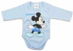 AB Hosszú ujjú pamut body - Kék - Mickey egér (86)