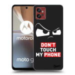 Picasee Husă neagră din silicon pentru Motorola Moto G32 - Cloudy Eye - Transparent