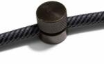 Creative-Cables Sarè - Falra szerelhető, fém kábelbilincs szövetkábelekhez fekete (FCM01CF)