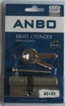ANBO Hengerzárbetét 40/55mm 3k. Króm Anbo2200 Bliszteres (1600823-b)