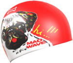 Mad Wave docat swim cap junior alb/roşu