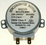  Forgótányér-motor 4W Whirlpool 481067848981 SM222E mikrohullámú sütőhöz