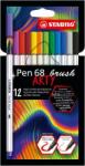 STABILO Pen 68 Brush Arty rostirón készlet 10db (TST56810)