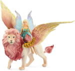Schleich bayala 70714 Fairy in Flight on Winged Lion (70714) - vexio Figurina