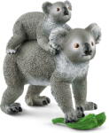 Schleich Wild Life 42566 Koala Mother with Baby (42566) - vexio Figurina