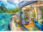 Ravensburger Puzzle Vapor Pe Insula Tropicala 1000 Piese (RVSPA16948) - ookee Puzzle