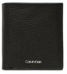 Calvin Klein Portofel Mic pentru Bărbați Minimalism Trifold 6Cc W/Coin K50K509624 Negru
