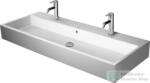 Duravit VERO AIR 120x47 cm-es csiszolt mosdó két csaplyukkal, túlfolyó nélkül, Wondergliss bevonattal, 23501200721 (23501200721)