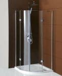SAPHO Gelco Legro kétajtós íves zuhanykabin 100x100 cm átlátszó üveg, króm GL5510 (GL5510)