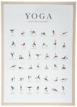 Atmosphera Createur D'interieur Poster Yoga, rama MDF, sticla, 52x72 cm
