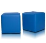  EMI kocka alakú kék műbőr babzsákfotel