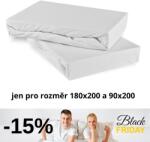  EMI Jersey fehér színű gumis lepedő: Lepedő 90 (100) x 200 cm