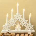 TRACON LED gyertyapiramis csillaggal (CHRSTCANWW5WW)