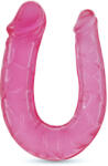 Crushious Problema Dubla Dildo cu Doua Capete Roz Pune Penetrarea Dubla pe Lista Ta de Dorinte Dildo
