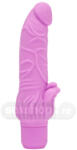 ToyJoy Vibrator Realist din Silicon cu Stimulator Clitoris - culoare Roz Vibrator