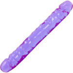 Doc Johnson Junior Penis Dublu Moale si Flexibil Membru cu Vene - Culoare Violet Dildo