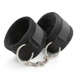 Crushious Dragoste Dura Catuse cu Velcro si Lant Extra de 40 cm Negre Versatile si Ajustabile