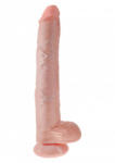 Pipedream Products King Cock Penis cu Testicule 35 cm - culoare Natural Dildo