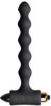 Rocks Off Ltd Rocks Off Senzatii Minione Perle Bile Anale Vibratoare Subtiri cu 7 Functii Negre
