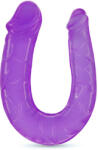 Crushious Problema Dubla Dildo cu Doua Capete Violet Pune Penetrarea Dubla pe Lista Ta de Dorinte Dildo