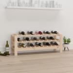 vidaXL Suport de vinuri, 109, 5x30x42 cm, lemn masiv de pin (822551) - vidaxl Suport sticla vin