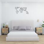 vidaXL Noptiere, 2 buc. , 40x33x46 cm, lemn masiv reciclat (345213)