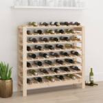 vidaXL Suport de vinuri, 109, 5x30x107, 5 cm, lemn masiv de pin (822536) Suport sticla vin
