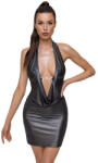 Cottelli Collection Dress 2718197 Shiny Silver-Black XL