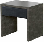 Materasso Dark Stone kárpitozott 1 fiókos éjjeliszekrény B színkategória 50x50x40 cm