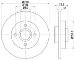 RINGER Disc frana CITROEN DS4 (2011 - 2015) RINGER 0950004272