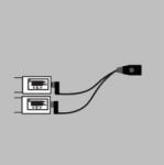 SGC Lights SGC Power Adapter Splitters (Double) (NS100DCS2)