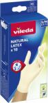 Vileda Natural Latex Kesztyű S/M 10 db