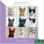 Good Puzzle Co. Puzzle Good Puzzle din 500 de piese - Portrete de pisici Puzzle