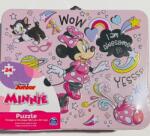 Disney Minnie egér puzzle-kirakós fém hordózható dobozban