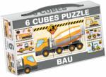 Dohány Cuburi de poveşti Vehicule de construcţie Dohány 6 bucăţi (DH60002) Puzzle