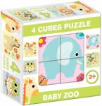 Dohány Cuburi cu poveşti Animale de safari Dohány 4 bucăţi de la 24 luni (DH59908) Puzzle