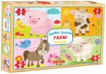 Dohány Puzzle Junior Farm 4 Háziállatok Dohány 6-9-12-16 darabos 24 hó-tól (DH502090)