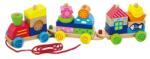 Viga Toys Trenulet modular colorat (50089) - piciolino Trenulet