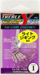Decoy Ancora tripla DECOY Y-F55 Light Jigging Nr. 2 Microbarb, 4buc/plic (812709)