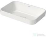 Duravit HAPPY D. 2 PLUS 60x40 cm-es ráültethető csiszolt mosdó Wondergliss bevonattal, fehér 23596000001 (23596000001)