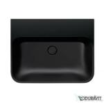Duravit HAPPY D. 2 PLUS 50x40 cm-es ráültethető csiszolt mosdó csaplyuk nélkül, antracit matt 2360501360 (2360501360)